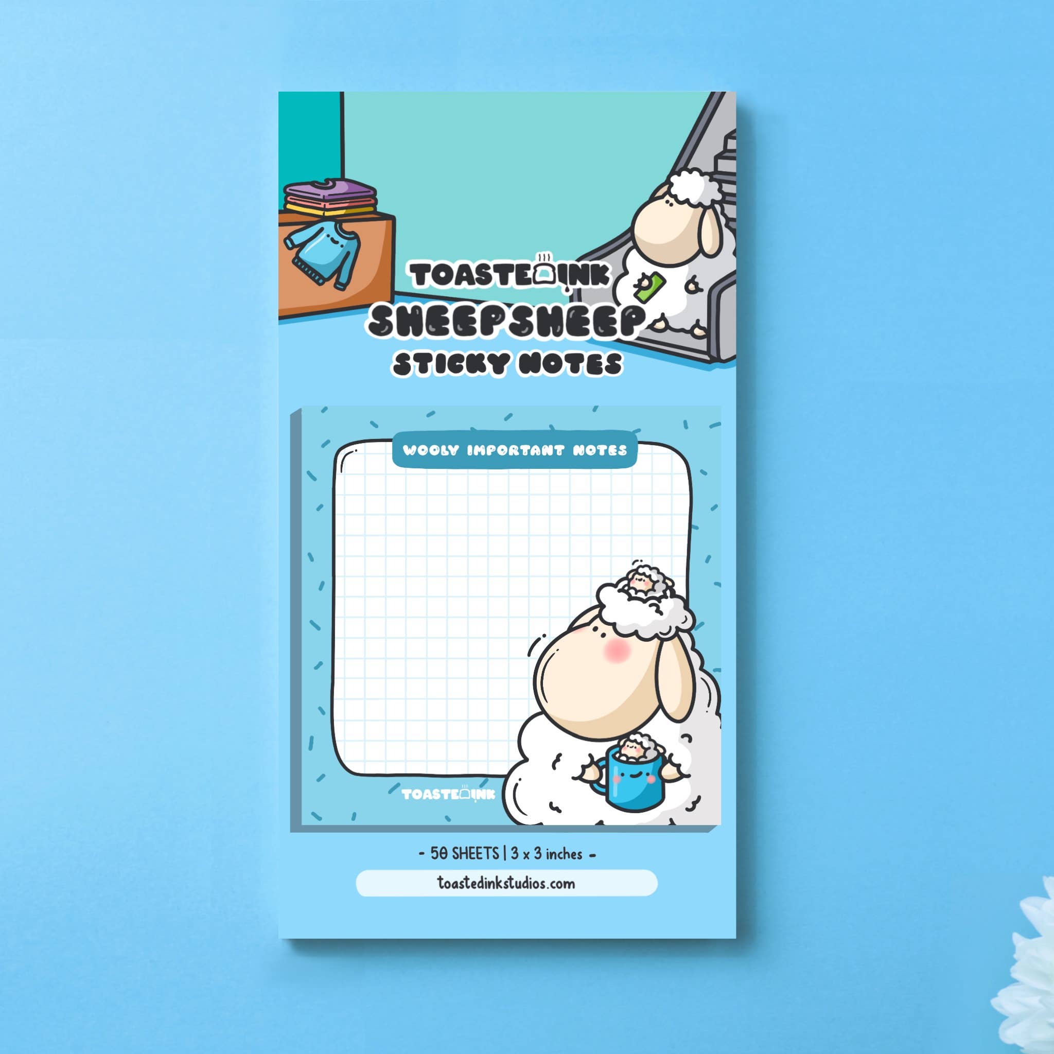Toastedink – wholesale Sticky notes – Sheep Sticky Notes | Cute Memo Pads & Stationery2
