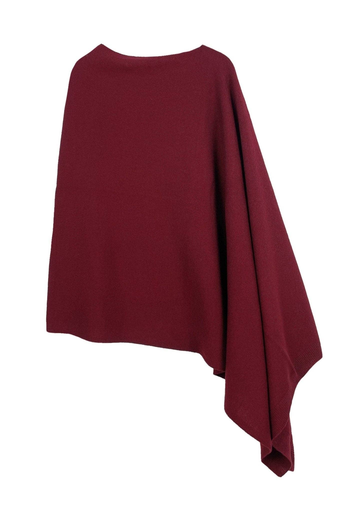 MiMi Wholesale - Wholesale Poncho - Women's - CCP320056 Juney Soft Classic Knit Poncho Ruana14