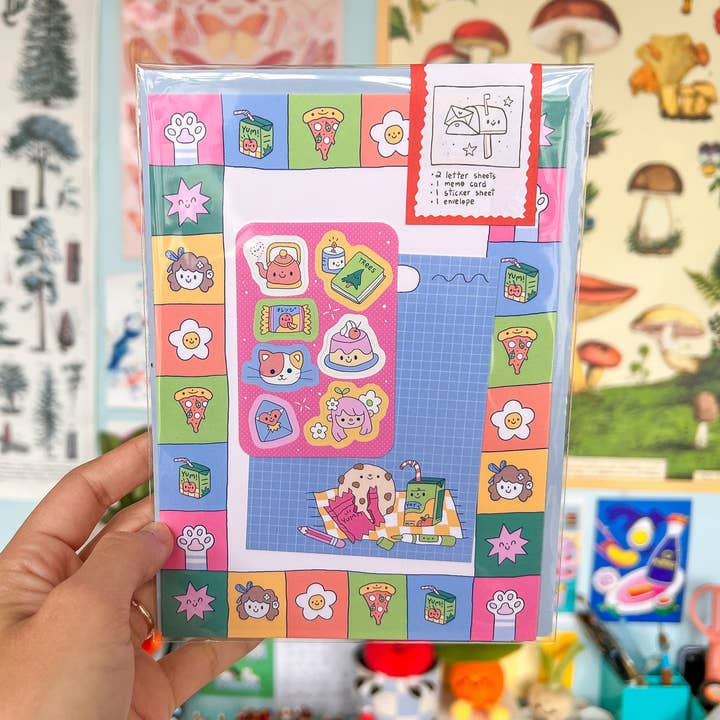 Ivna Lins - Wholesale Stationery/Notecard Set - Comfy Letter Writing Set - Cute & Cozy Stationery Kit1