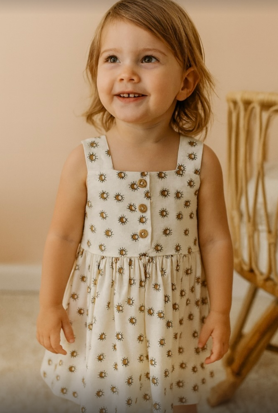 Predeterminado vestido de sol orgánico para bebé | Rayo de Sol de venta al por mayor en Faire5