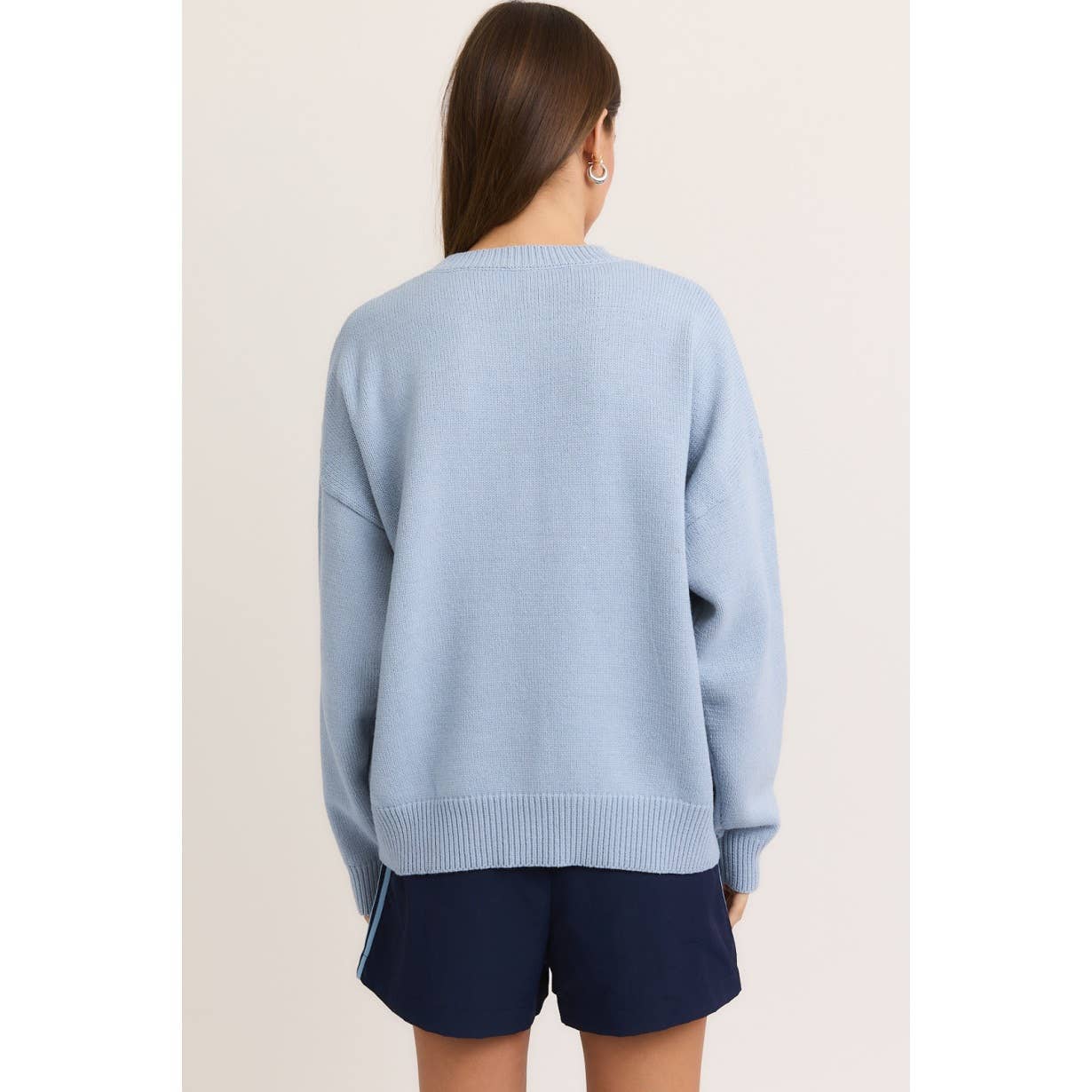 Apolline - Wholesale Knitted jumper – Women′s - Long Sleeve Crew Neck Sweater with Teddy Bear and Cherry Pri3