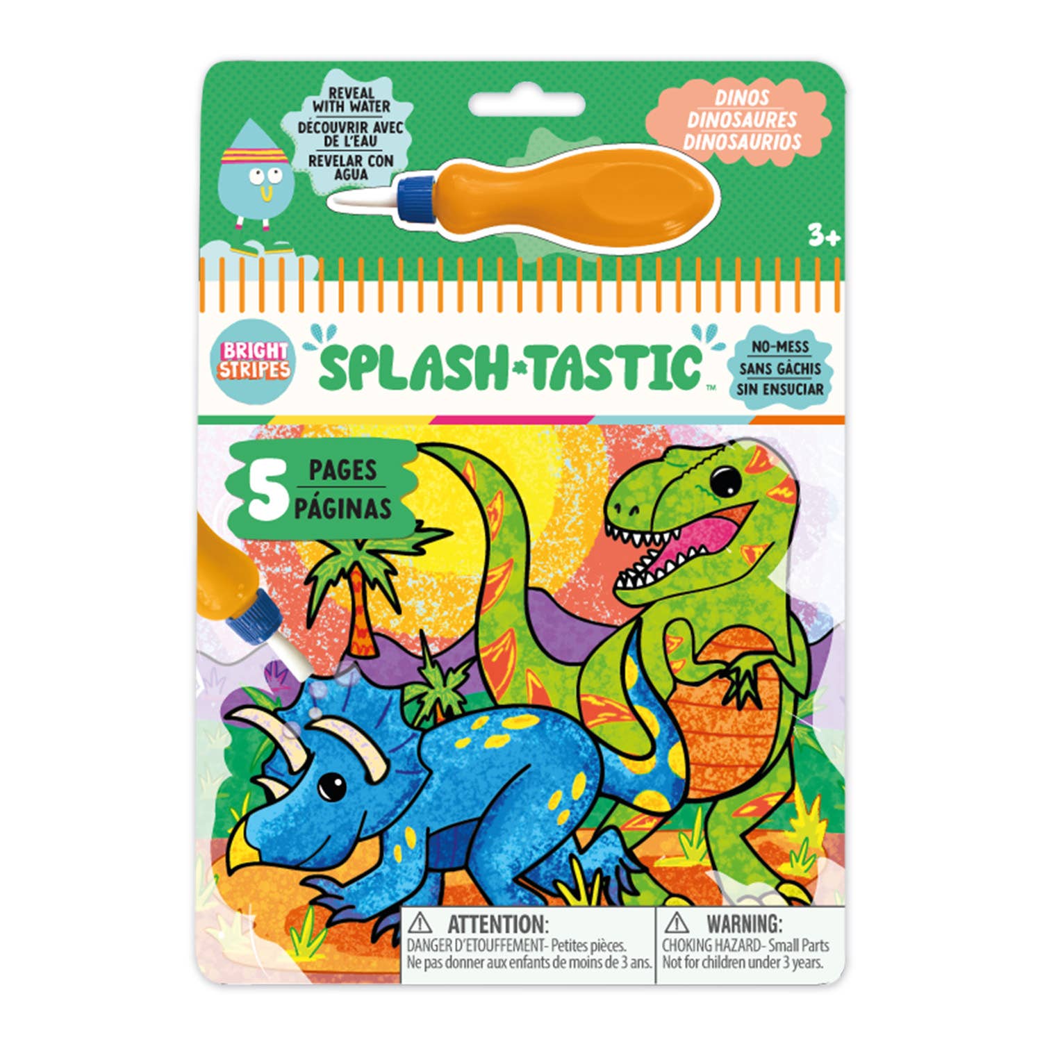 Bright Stripes - Wholesale Coloring & Activity Book - Kids & Baby - Splash*Tastic Dinos0