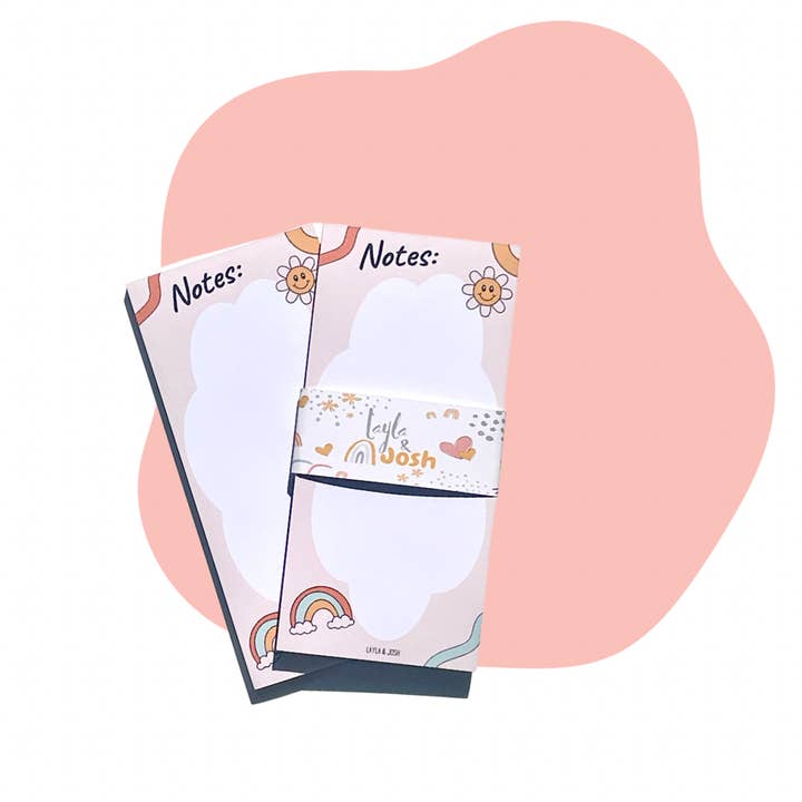 Smiley Note Pad for wholesale by Layla and Josh