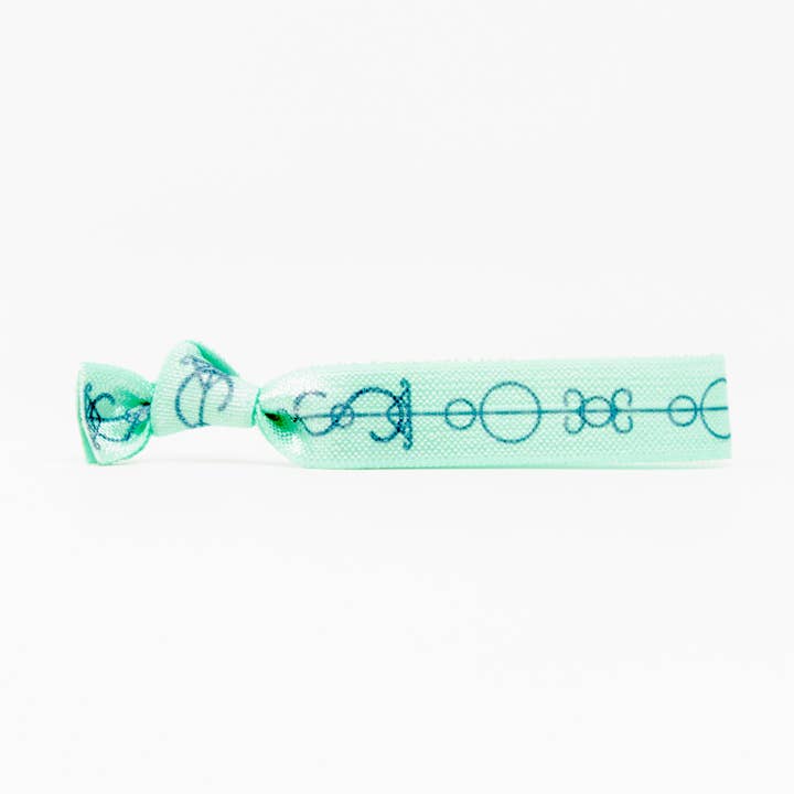 Aqua Simbi Hair Tie for wholesale by Simbi