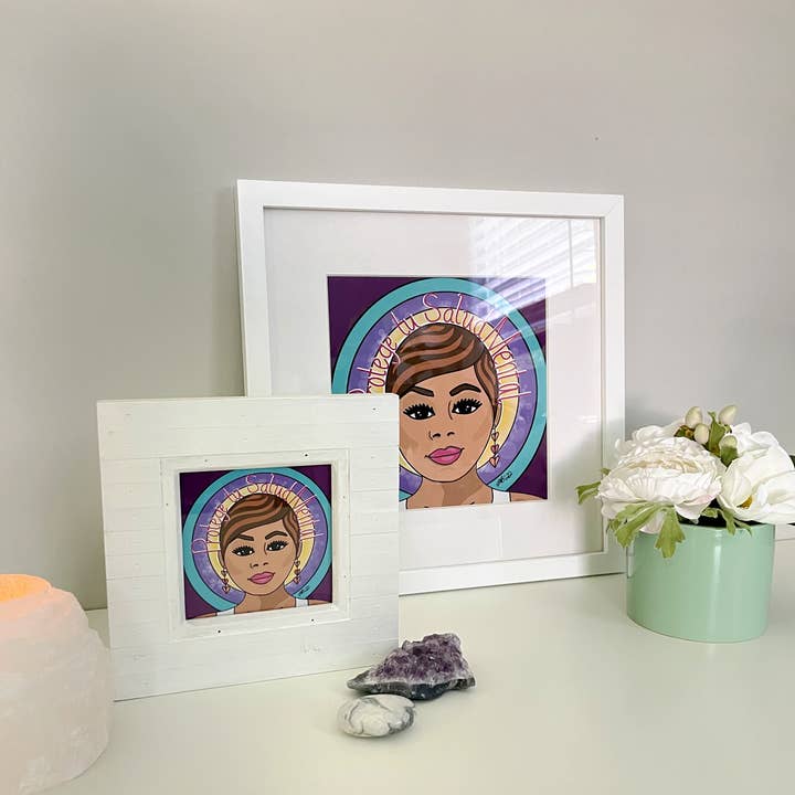 Protege tu Salud Mental Art Print for wholesale by La Vida Creative