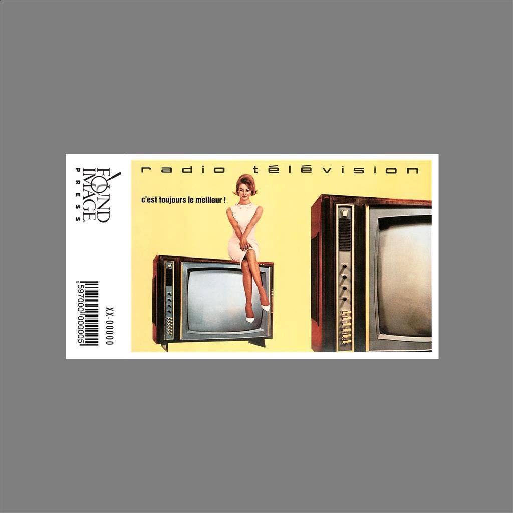 Found Image Press - Wholesale Sticker - Sticker FG-440 Schneider Televisions1