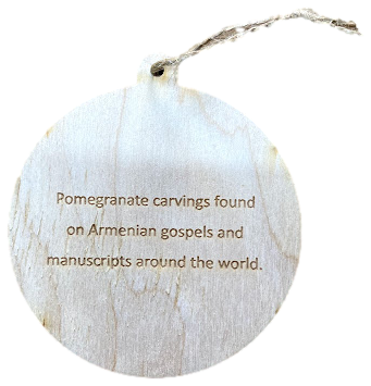 HDIF-USA - Wholesale Ornament - Hand-Painted Wooden Ornaments "Pomegranate Series"1