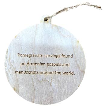 HDIF-USA - Wholesale Ornament - Hand-Painted Wooden Ornaments "Pomegranate Series"1