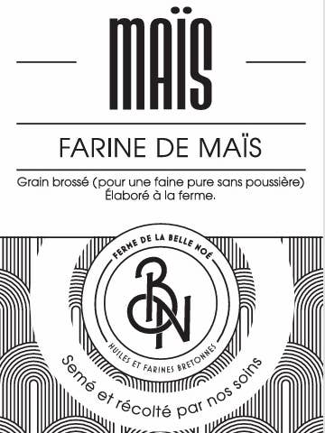 FARINA DI MAIS 1 kg per la vendita all'ingrosso da parte di FERME DE LA BELLE NOE