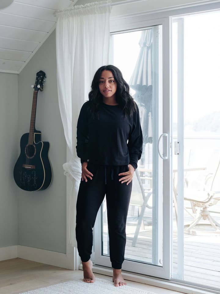 Classic Crew in Black for wholesale by Pure Balanxed