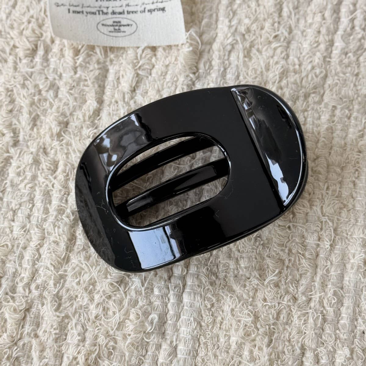 ACCITY - Wholesale Hair Clip - Women's - Black Bow Hair Clip Elegant Side Bangs Style_CWAHA081325