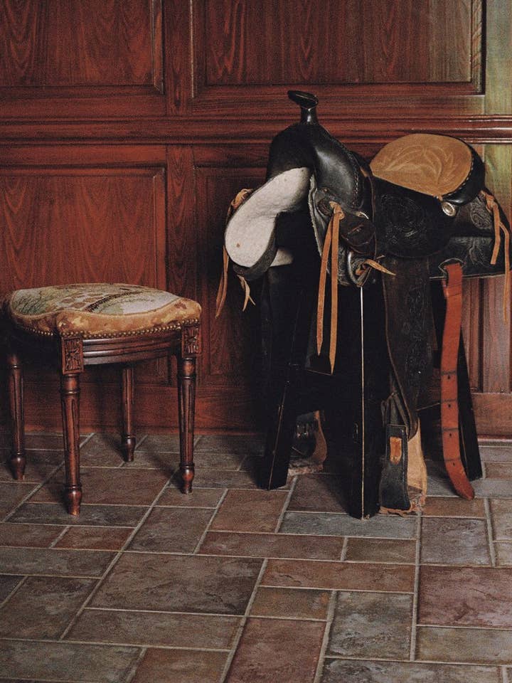 Saddle And Stool Fine Art Jigsaw Puzzle for wholesale by Timeless Goods Store