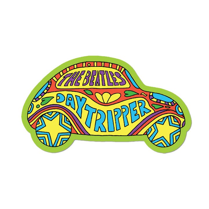 Day Tripper Car by The Beatles - Die-Cut Sticker for wholesale by Apply Stickers