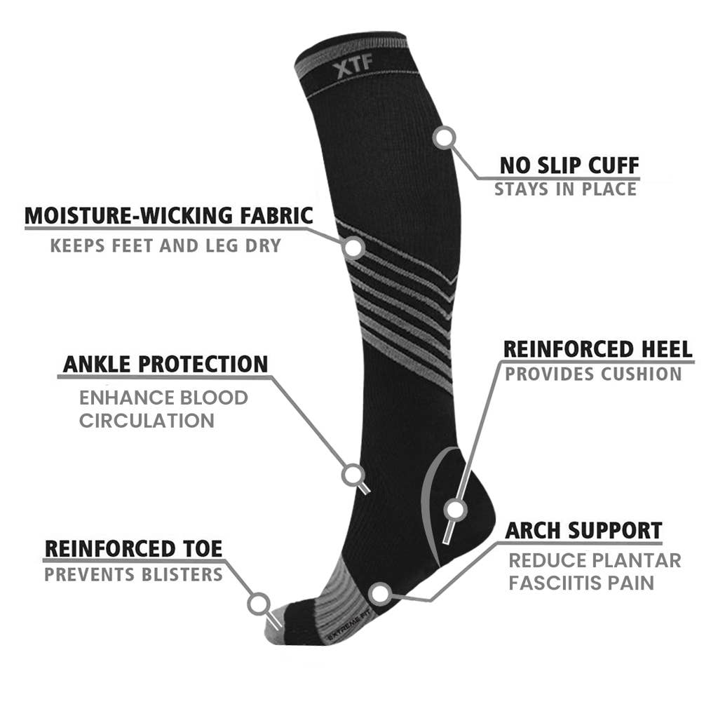 The American Gift Company (TAGCO) - Wholesale Socks - Unisex - 48-PAIRS COMPRESSION SOCKS WITH FREE DISPLAY8
