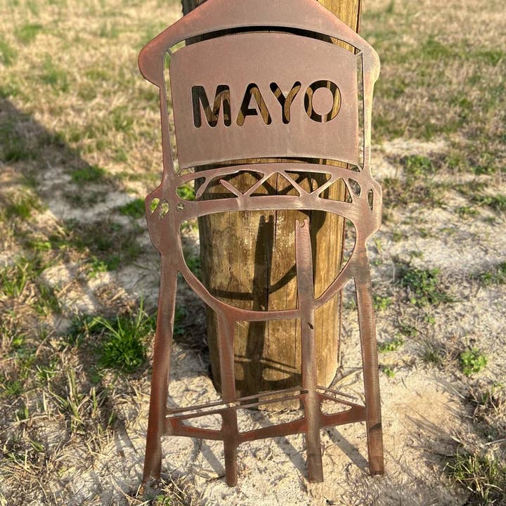 Slinging Sparks Metal Work LLC - Venta al por mayor Letreros de exterior - Letrero de metal personalizado con nombre de ciudad/pueblo, letrero con nombre de ciudad2