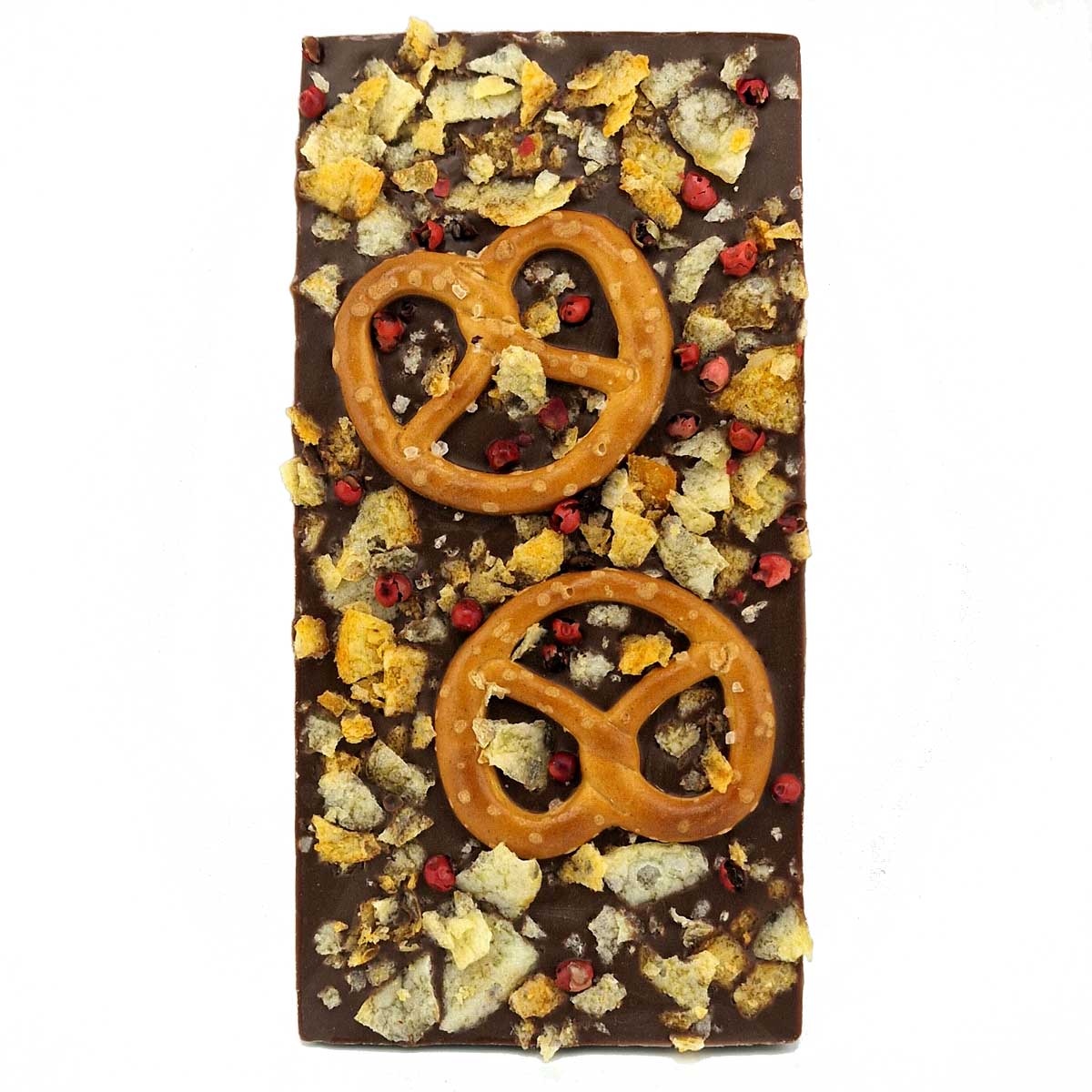 Ritonka ...made with love - Wholesale Chocolate Bar - Premium Milk Chocolate - Pretzel, Crispy Chips, Red Pepper1