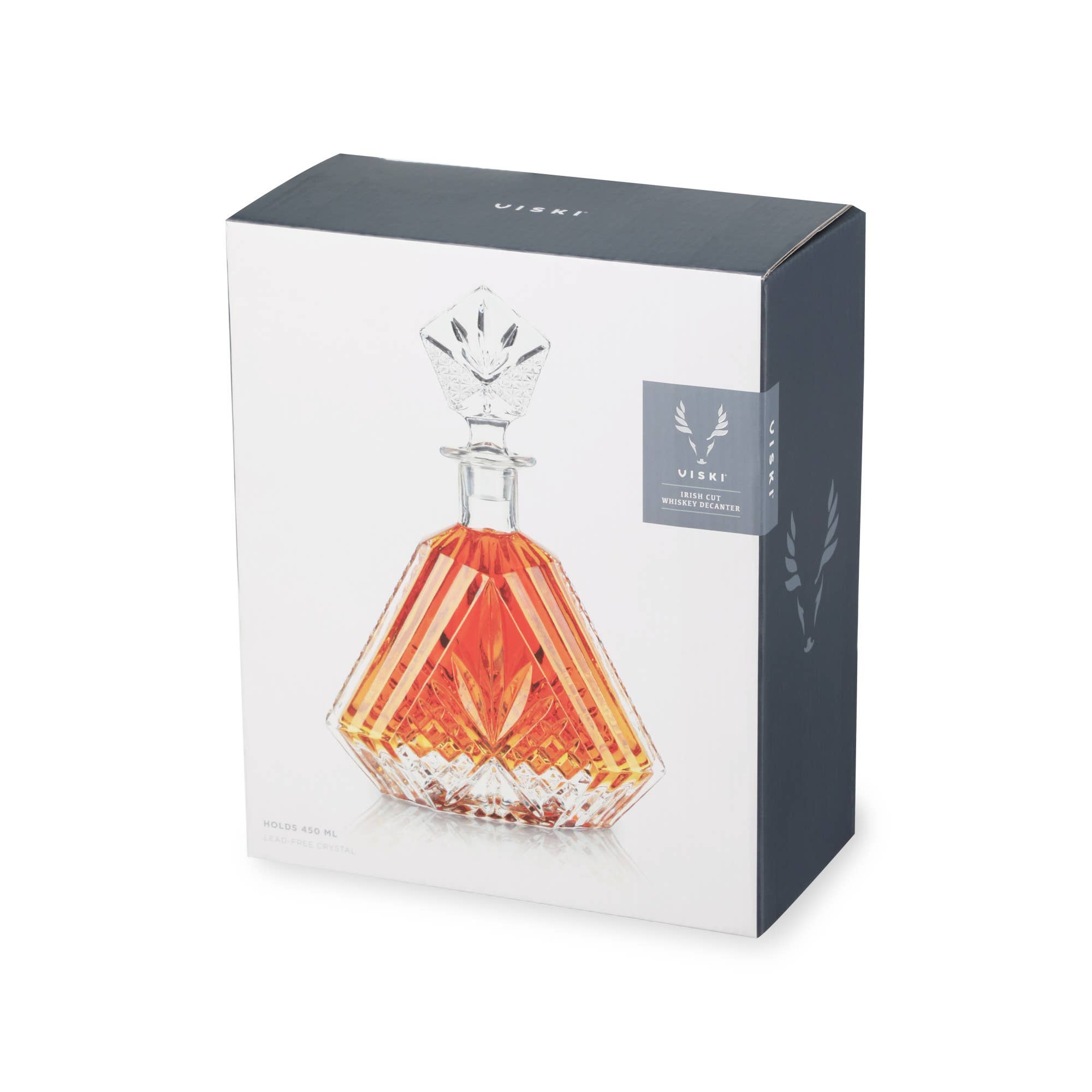 Viski - Vente Carafe - Carafe à whisky en cristal taillé irlandais de style vintage Admiral™1