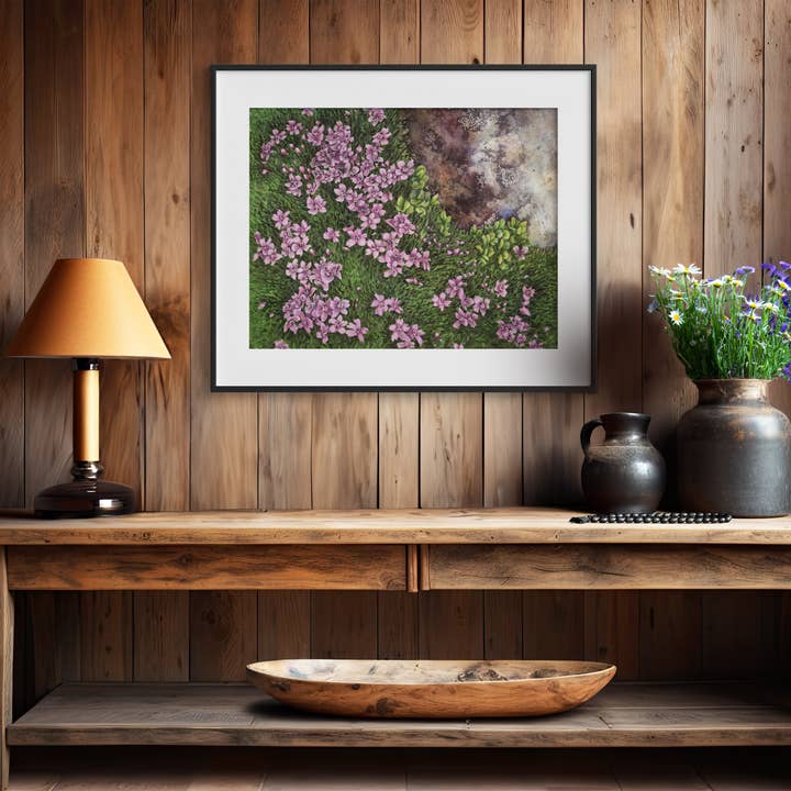 Robin Farmer Art - Wholesale Art Print - Moss Campion Fine Art Print1