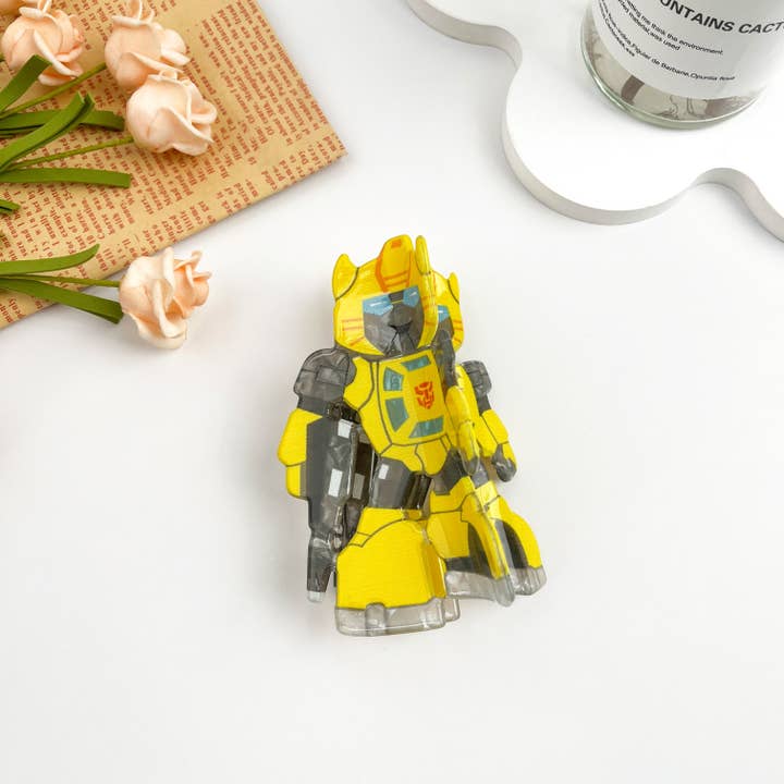 mildstyles - Venta al por mayor Horquilla para el pelo - Mujer - Pinza acrílica para el pelo Transformers Robot