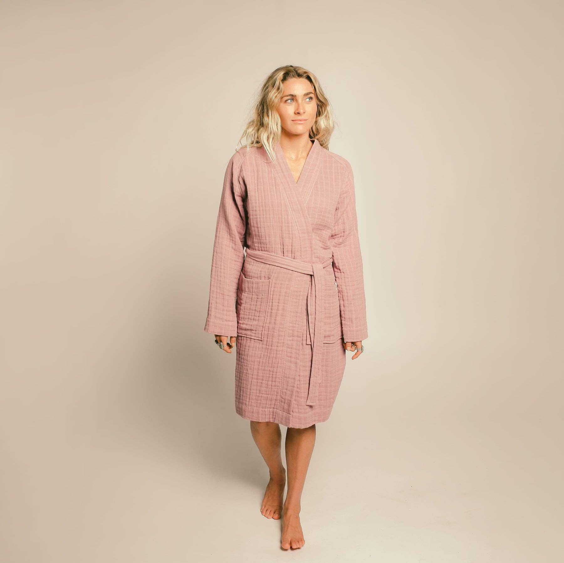 Happy Place Brand - Wholesale Robe - Women's - Organic Gauzy Robe21