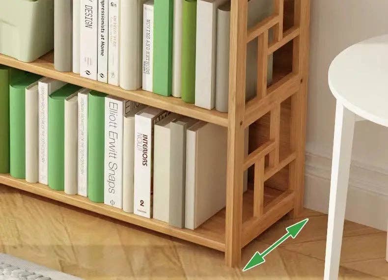everythingbamboo - Wholesale Bookcase - Bamboo Bookshelf Bookcase Book Shelf Home Office Stylish Solid Storage Simple Natural BBC049