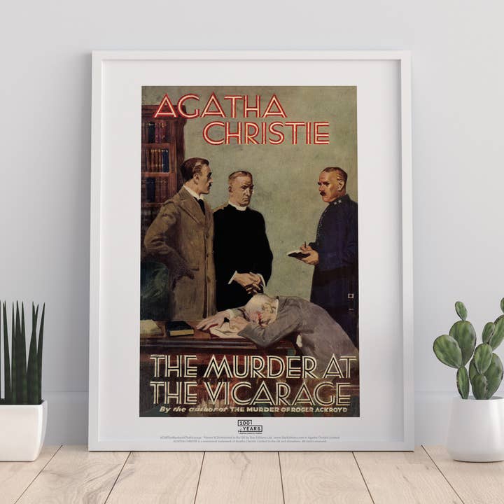 Agatha Christie - The Murder At The Vicarage - Art Print for wholesale by Star Editions