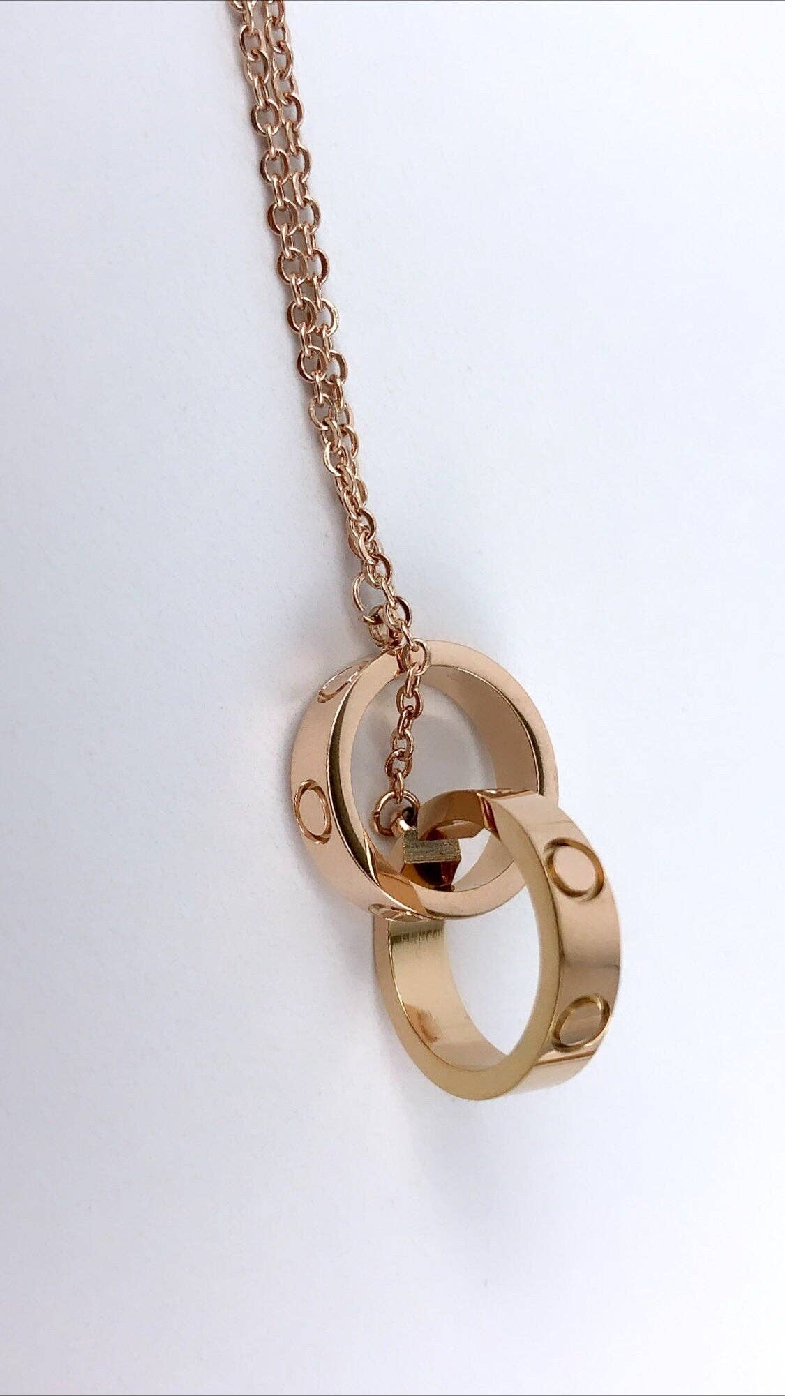 DIJU Jewelry - Wholesale  - 18k Roségoud Gevuld Trendy, Hoepel Ring Bedel, Ketting, Groothandel Sieraden Benodigdheden6