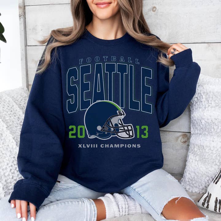 Hello Team Spirit - Wholesale Grafisch sweatshirt - Dames - Seattle Voetbal Sweater