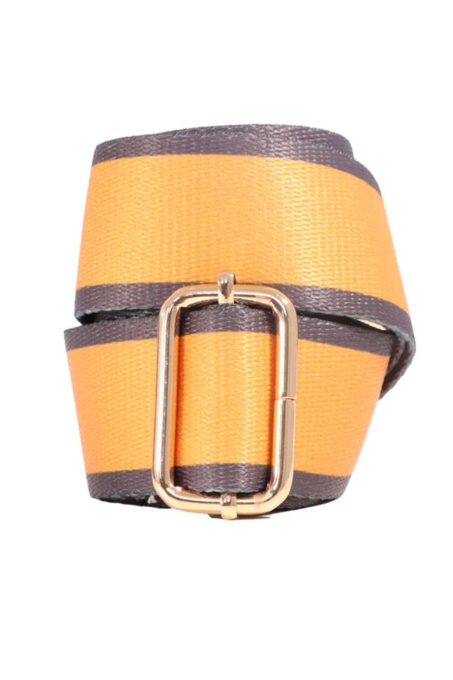 Sarta Accessories – wholesale Bag strap – women's – Mustard Dark Grey Colour Block Border Stripe Bag Strap0