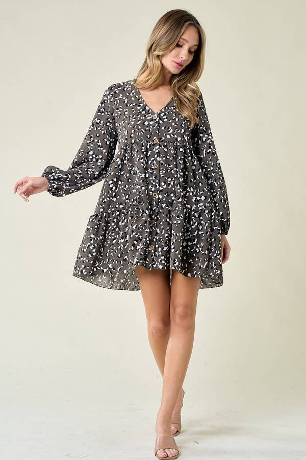 lovely melody - Vente Robe – femme - Robe à imprimé animalier LMD5447-Before Sunrise - A8