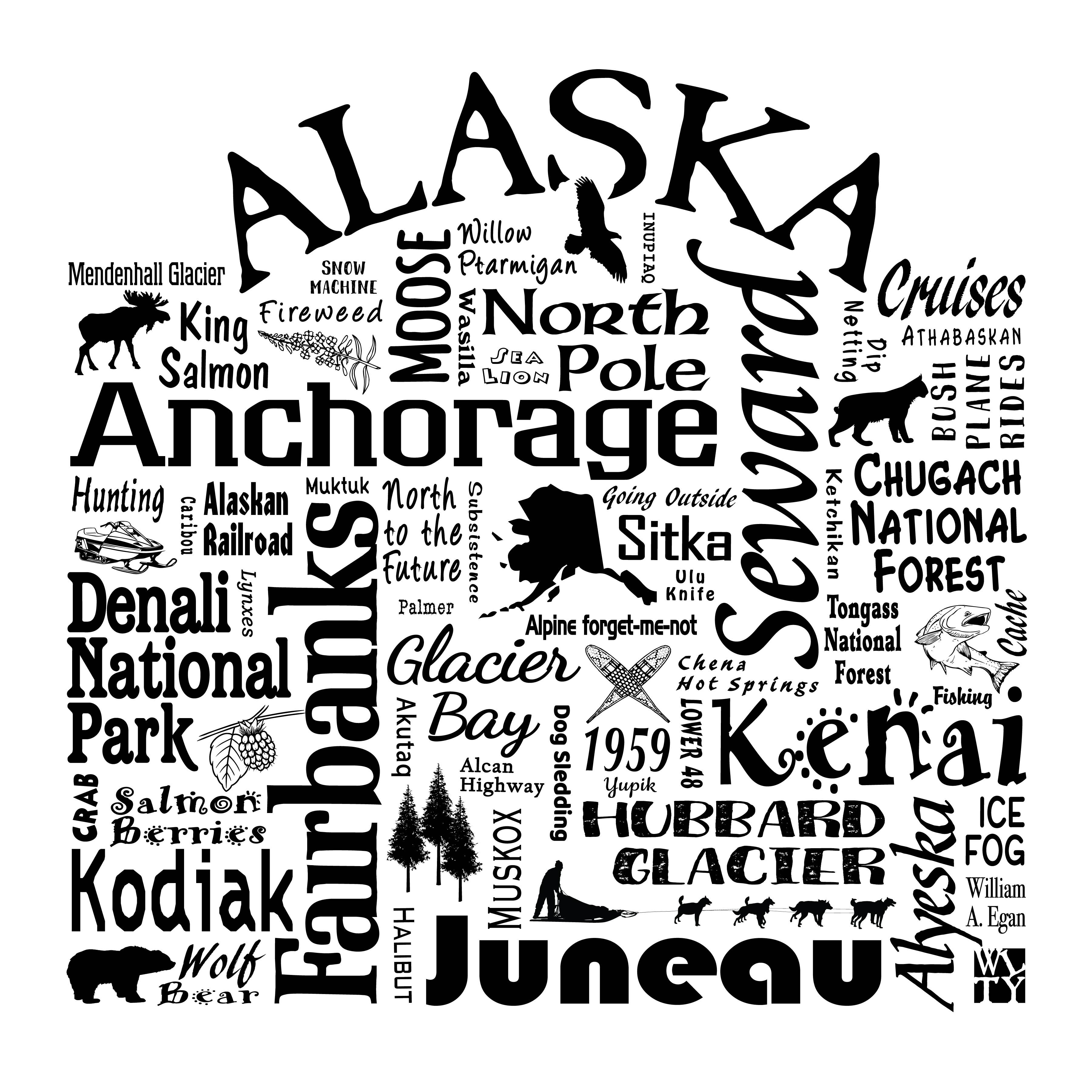 The Buffalo Works - Wholesale Screen Printed T-Shirt - Unisex - Alaska Destination Unisex T-shirt - Where Life Takes You28