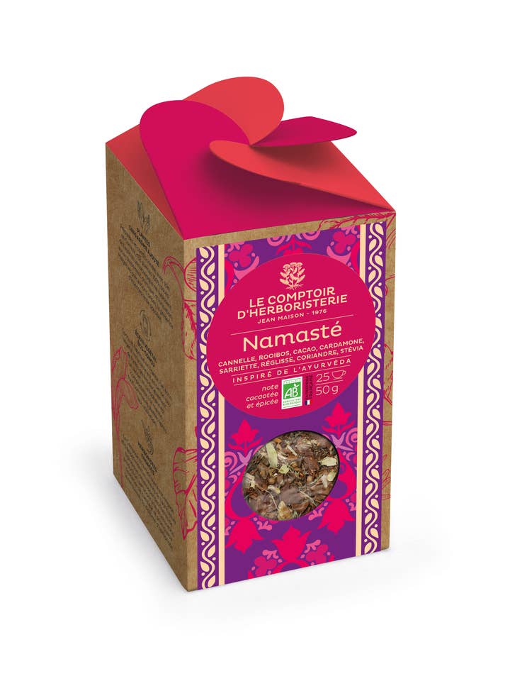 TISANA NAMASTE BIO 50G per la vendita all'ingrosso da parte di LE COMPTOIR D'HERBORISTERIE