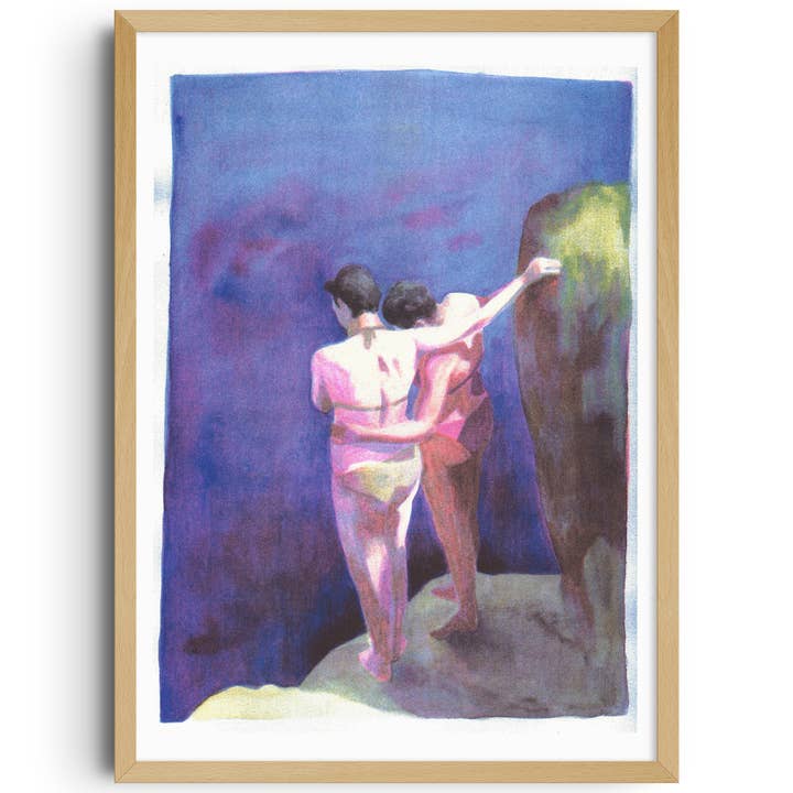 KIBLIND Atelier - Wholesale Poster - A3 poster - Manon Molesti - The Sisters