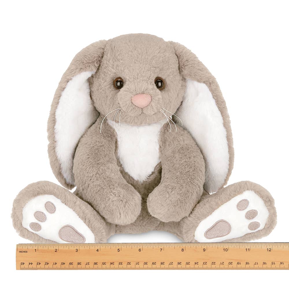 Bearington Collection - Wholesale Stuffed/Plush Toy - Kids & Baby - Boomer the Taupe & White Bunny1