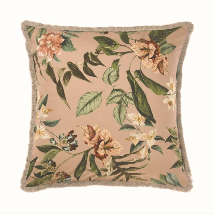 Anastacia Botanical Pillow Sham Peach for wholesale by Riva Home
