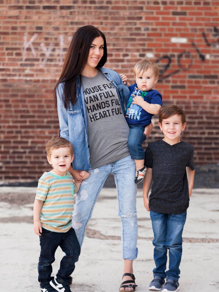 Coração Completo - Cinza Clássico por atacado de The Brave Mama Co