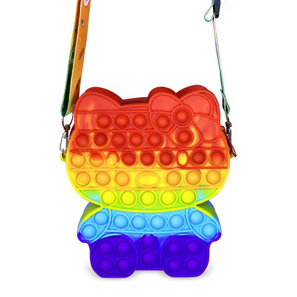 Biggbrands GmbH - Wholesale Shoulder Bag - Kids - Ogi Mogi Toys Colorful Cat Colorful Round Shoulder Bag