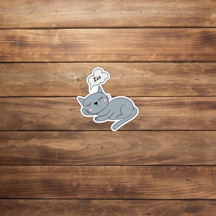 Autocollant chat pour la vente par C3DAR Design