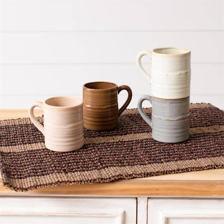 Audrey's Home & Gift - Vendita all'ingrosso Tazza - Tazze con Smalto Reattivo, 4 Colori Assortiti, Piccole (Confezione da 16 Assortite)1