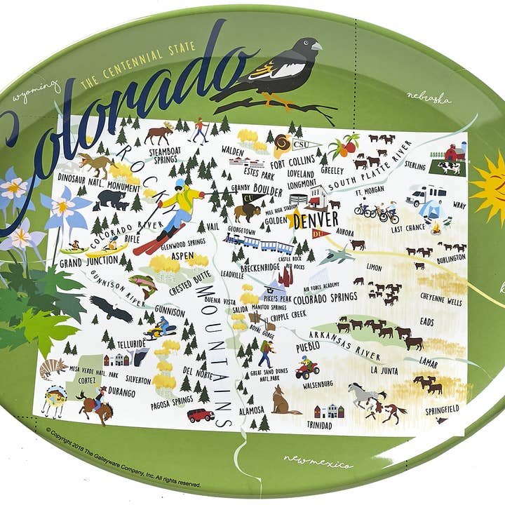 Colorado Plateau en mélamine 16 po pour la vente par Galleyware