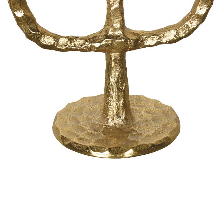 Opjet Paris - Wholesale Candle Holder - Alice triple gold candle holder L19.5 D10 H36.5cm2