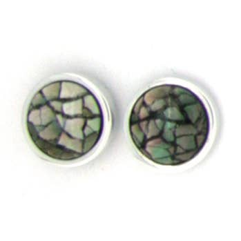 oorbel in natuurlijk materiaal|aluminium voor wholesale door Culture Mix