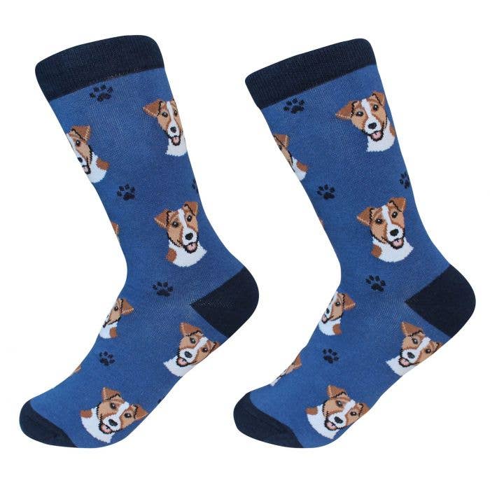 Jack Russell Terrier Socks - Fun Novelty Dog Socks - Unisex for wholesale by E&S Pets