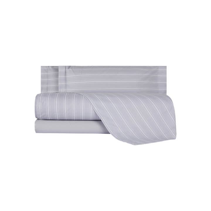 Komplettes Bettwäsche-Set in Oxford-Perkal Mirabello Luisiana Geometrisch für den Großhandel von caleffi spa