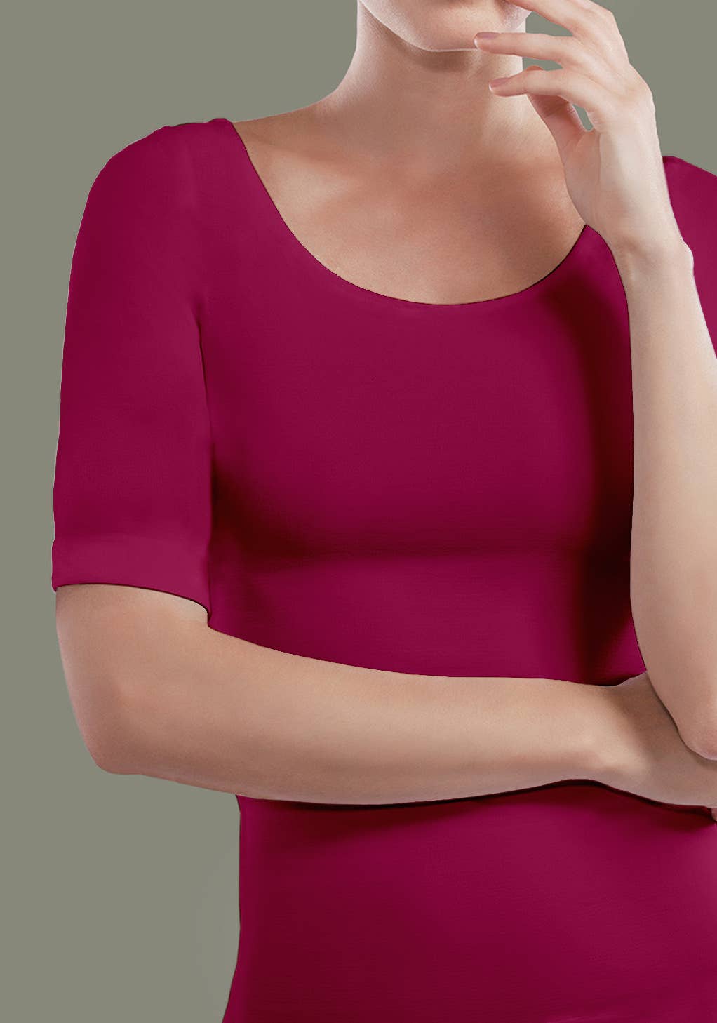 nudebutbetter - Wholesale T-Shirt - Women's - Short sleeve U-neck4