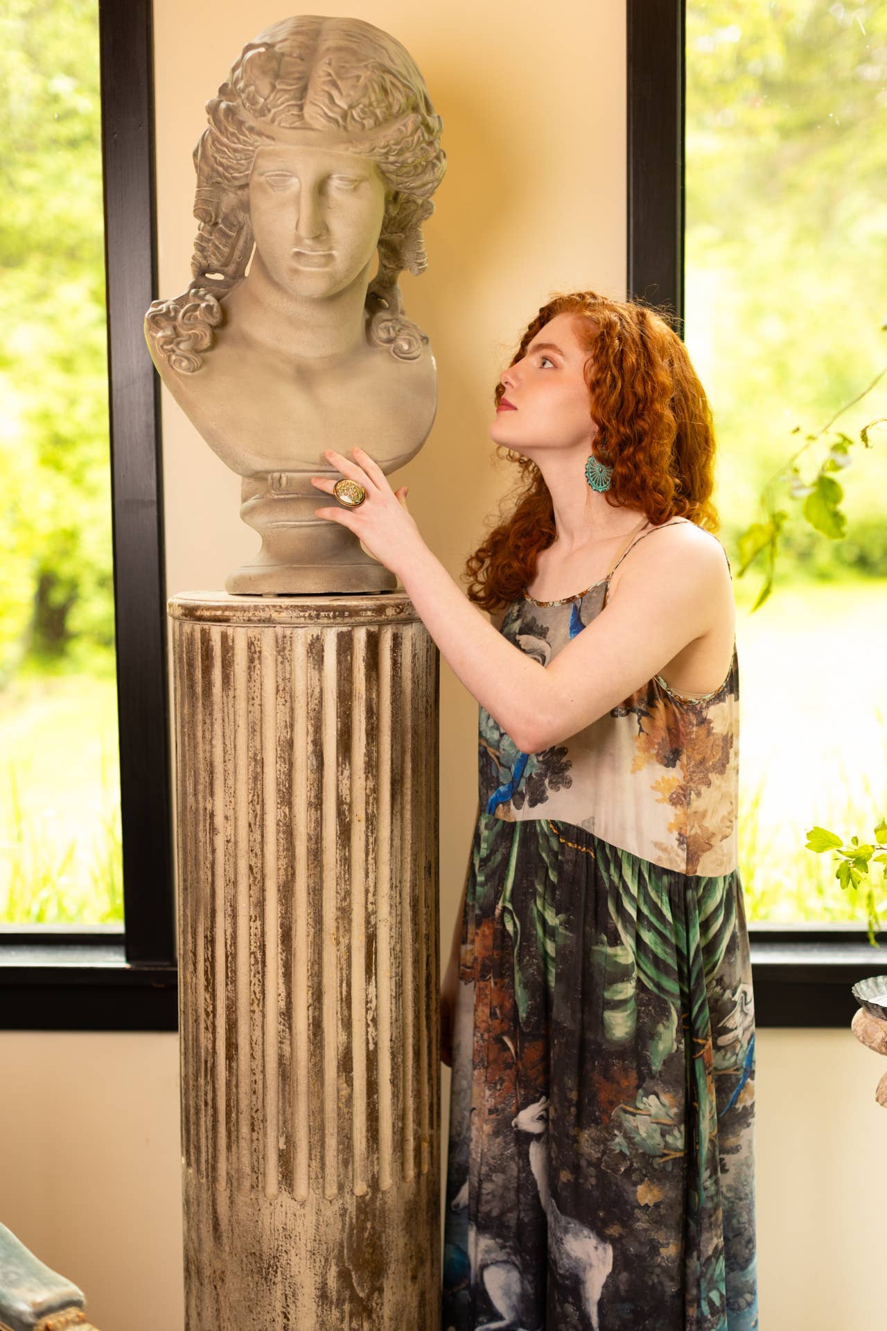 Market of Stars (Worldwide) - Vendita all'ingrosso Vestito - Donna - Teatro dei Sogni Bohéme Abito Lungo Maxi Slip con Cervo5