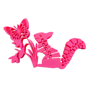 Wholesale 3d Models - Wholesale Decorative Figurine - Squirrel with Flower1