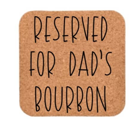 B4homemade, LLC - Wholesale Coasters - Whiskey Drinkers Cork Coaster Collection