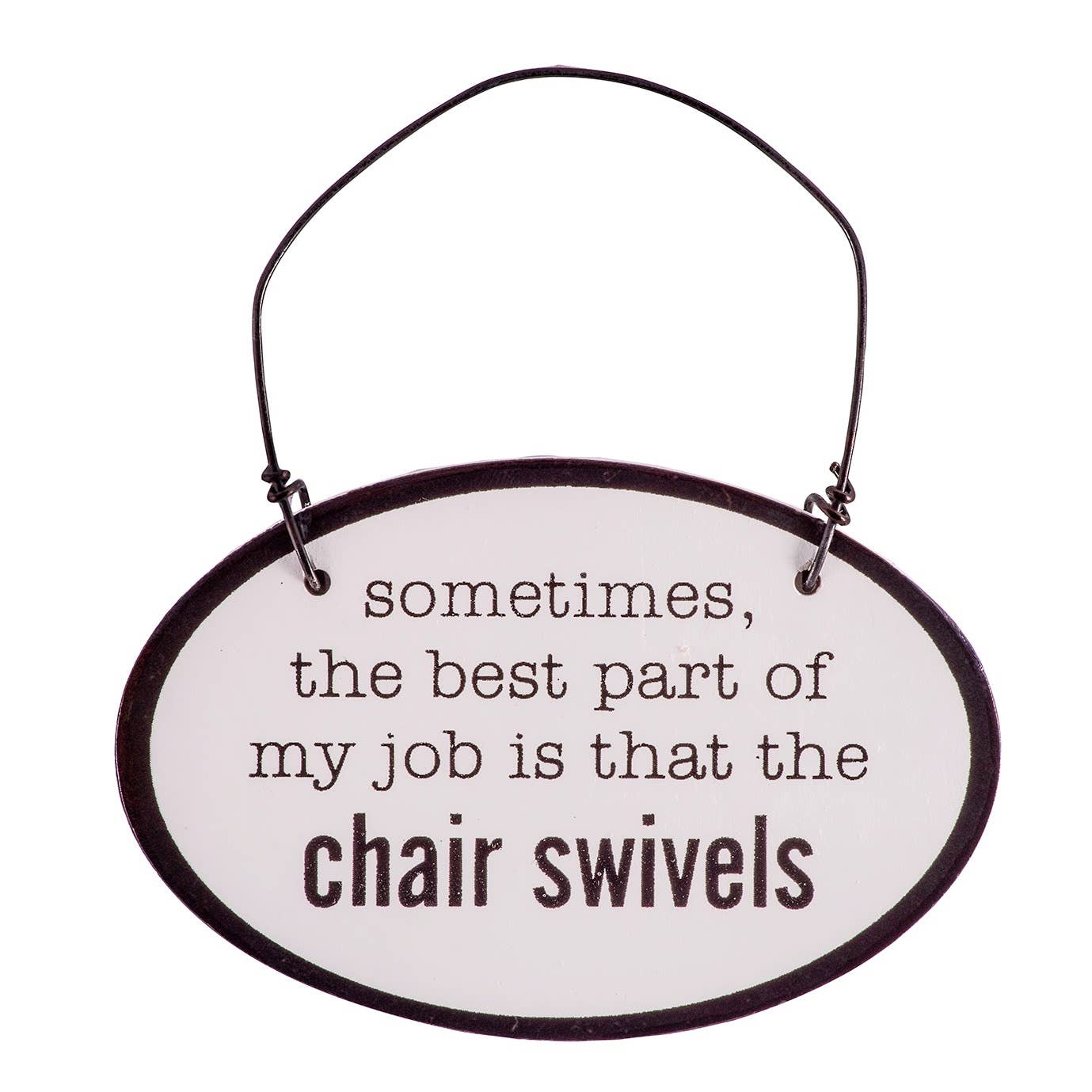 Abbey + CA Gift - Wholesale Sign - Say It with Sass Mini Oval Wall Hangings9