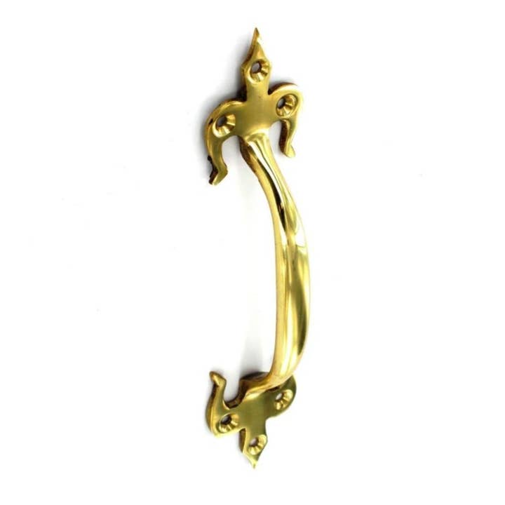 iTrade Securit Brass Fleur-De-Lys Handle 125mm for wholesale by Diybasket